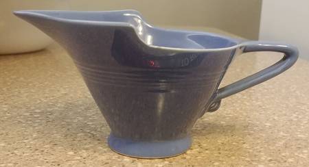 Harlequin Mauve Blue Creamer