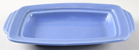 Harlequin Mauve Blue 1/2 Pound Butter Dish No Lid