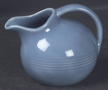 Harlequin Mauve Blue Novelty Creamer