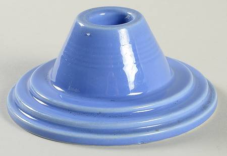 Harlequin Mauve Blue Single Light Candlestick