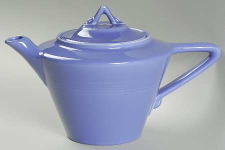 Harlequin Mauve Blue Teapot & Lid