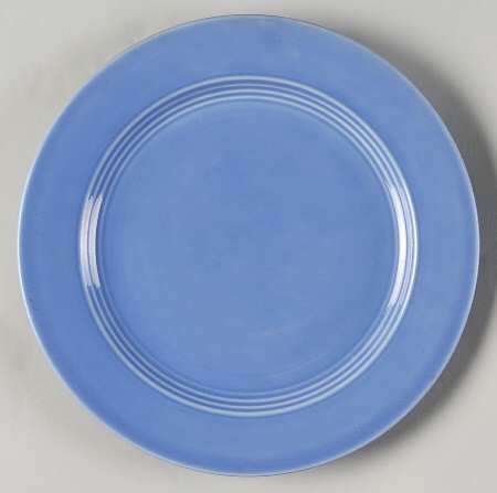 Harlequin Mauve Blue Salad Plate
