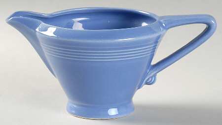 Harlequin Mauve Blue Creamer
