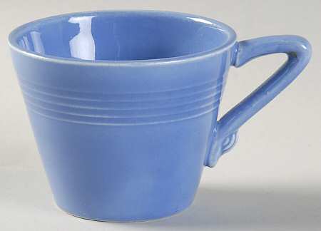 Harlequin Mauve Blue Flat Demitasse Cup