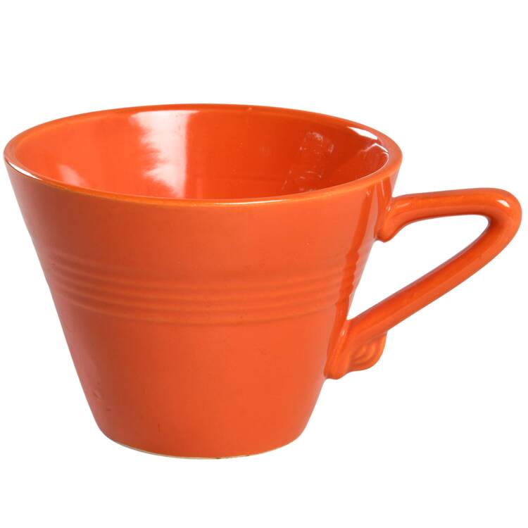 Harlequin Red Flat Cup