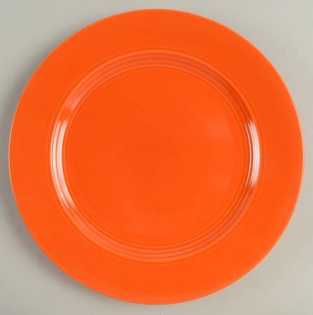 Harlequin Red Luncheon Plate