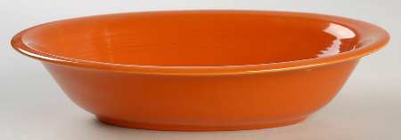 Harlequin Red 9" Oval Vegetable Bowl