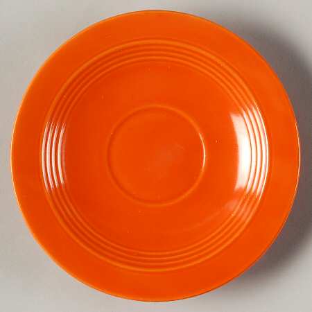 Harlequin Red Saucer for Demitasse Cup