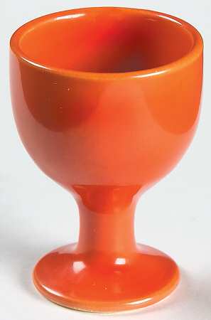 Harlequin Red Single Egg Cup
