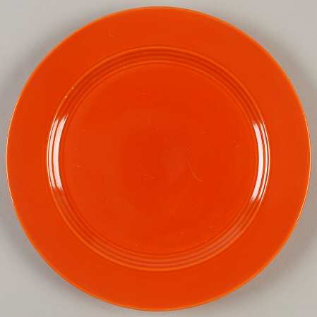 Harlequin Red Salad Plate
