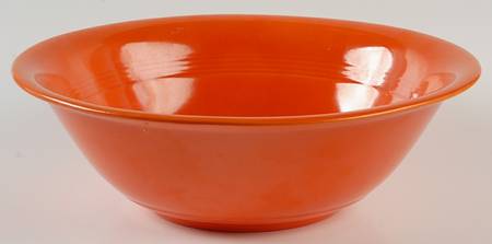 Harlequin Red 8" Round Vegetable Bowl