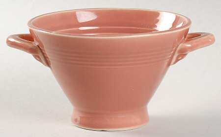 Harlequin Rose Sugar Bowl No Lid by Homer Laughlin 