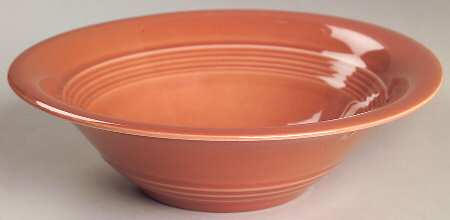 Harlequin Rose Oatmeal Bowl by Homer Laughlin 