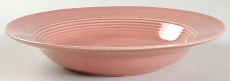 Harlequin Rose Rim Soup Bowl by Homer Laughlin 