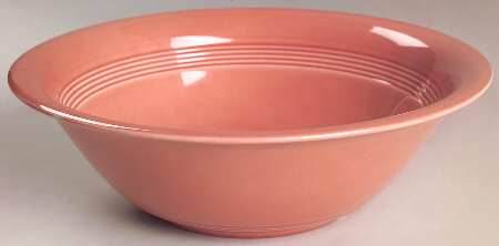 Harlequin Rose 8" Round Vegetable Bowl by Homer Laughlin 