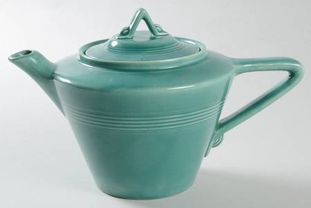 Harlequin Spruce Green Teapot & Lid
