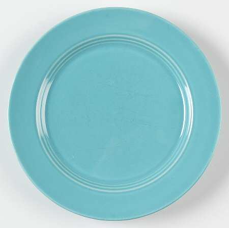 Harlequin Turquoise (Older) Salad Plate