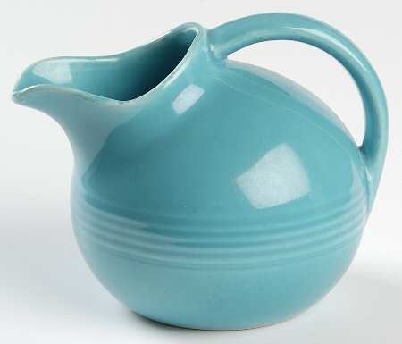 Harlequin Turquoise (Older) Novelty Creamer
