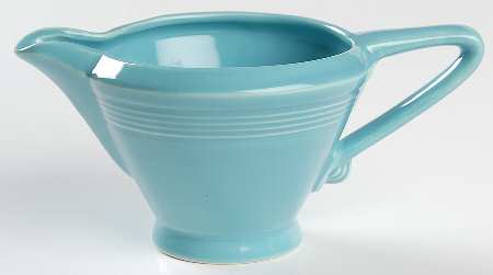 Harlequin Turquoise (Older) Creamer