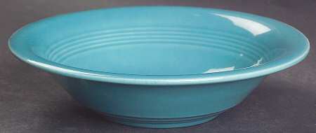 Harlequin Turquoise (Older) Fruit/Dessert (Sauce) Bowl