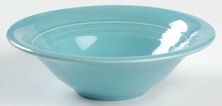 Harlequin Turquoise (Newer) Oatmeal Bowl