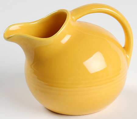 Harlequin Yellow (Older) Novelty Creamer