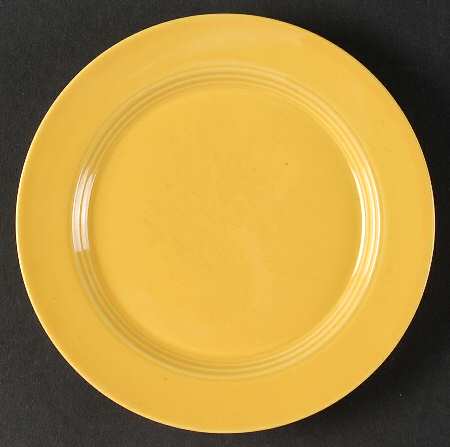 Harlequin Yellow (Older) Salad Plate