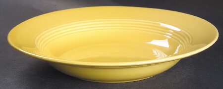 Harlequin Yellow (Older) Rim Soup Bowl
