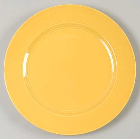 Harlequin Yellow (Older) Luncheon Plate