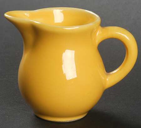Harlequin Yellow (Older) Toy Creamer