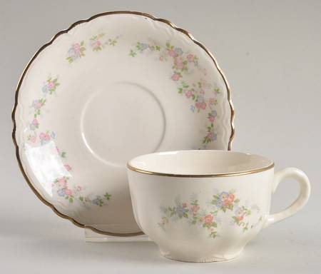 HLC158 Flat Cup & Saucer Set