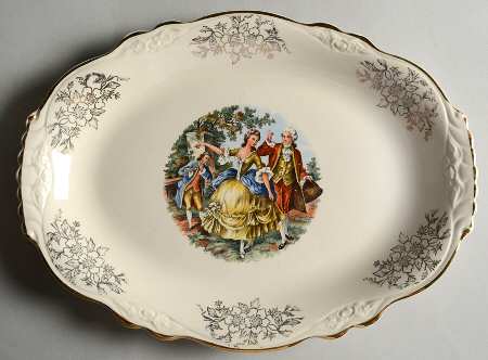 HLC161 11" Oval Serving Platter by Homer Laughlin 