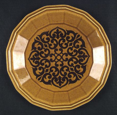 Milano Gold Dinner Plate
