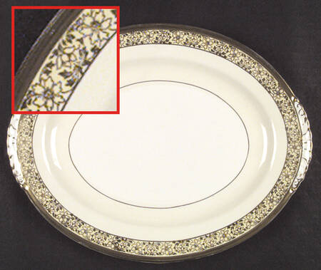 HLC175 14" Oval Serving Platter