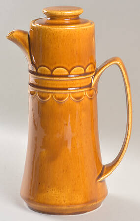 Gold Cortez Coffee Pot & Lid