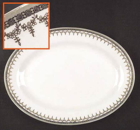 HLC196 15" Oval Serving Platter