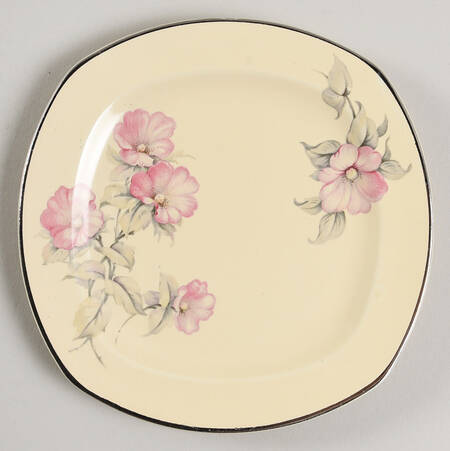 The Romance Bread & Butter Plate by Homer Laughlin 