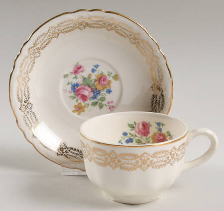 HLC343 Flat Cup & Saucer Set