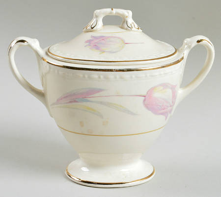 Tulip (Eggshell Georgian) Sugar Bowl & Lid