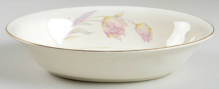 Tulip (Eggshell Georgian) 9" Oval Vegetable Bowl