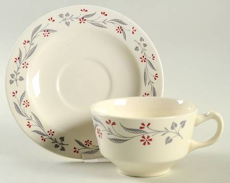 HLC418 Flat Cup & Saucer Set