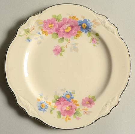 Wild Pink Rose Bread & Butter Plate