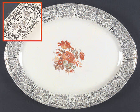 HLC483 13" Oval Serving Platter