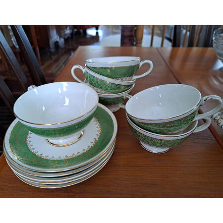 HLC503 Footed Cup & Saucer Set