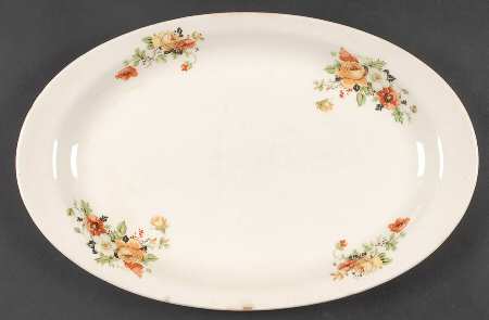 K4124 15" Oval Serving Platter