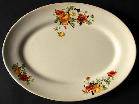 K4124 11" Oval Serving Platter