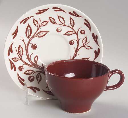 Chanticleer Flat Cup & Saucer Set
