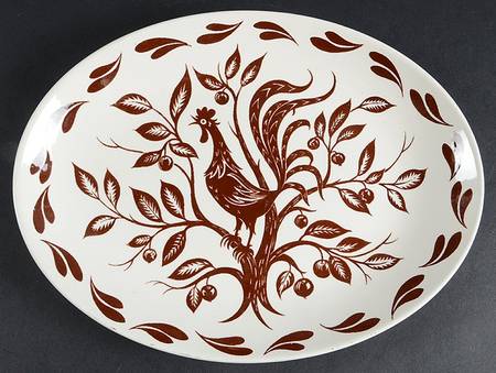 Chanticleer 11" Oval Serving Platter