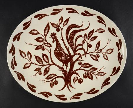 Chanticleer 13" Oval Serving Platter