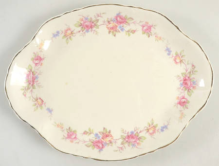 R1334 11" Oval Handled Platter